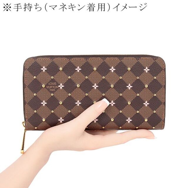 LOUIS VUITTON(ルイヴィトン)のLOUIS VUITTON 長財布 ウォレット ダミエ スタッズ 18564 レディースのファッション小物(財布)の商品写真