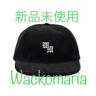 ワコマリア(WACKO MARIA)のwackomaria CORDUROY 6 PANEL CAP キャップ 黒(キャップ)