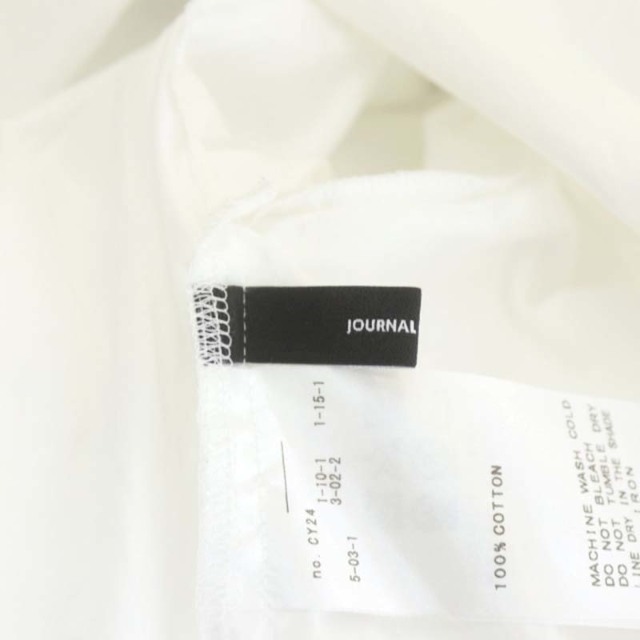 Spick & Span(スピックアンドスパン)のスピック&スパン 22SS タイプライターワッシャービッグシャツ 半袖 白 レディースのトップス(シャツ/ブラウス(半袖/袖なし))の商品写真