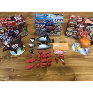 メガハウス(MegaHouse)の焼肉パズル　本マグロ解体パズル　焼き鳥パズル(知育玩具)