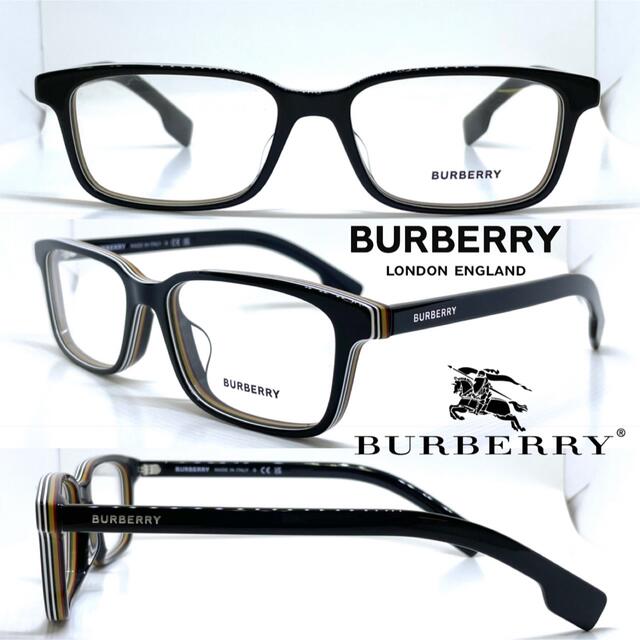BURBERRY(バーバリー)のBurberry バーバリー メガネフレーム BE2341D 3798 ブラック メンズのファッション小物(サングラス/メガネ)の商品写真