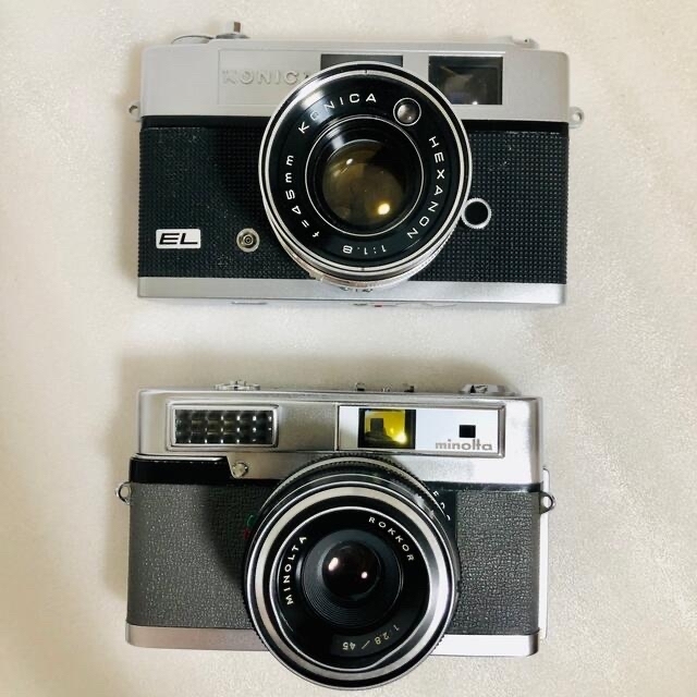 カメラ7台、ストロボ 3台 セット ジャンク扱いで - フィルムカメラ