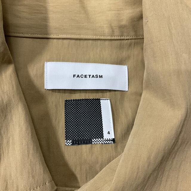 FACETASM NYLON PATCHWORK ARMY SHIRT