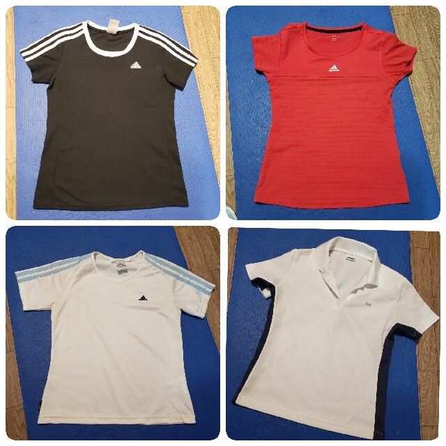 adidas(アディダス)のsizeM adidas Tシャツ まとめ売り 4点 レディースのトップス(Tシャツ(半袖/袖なし))の商品写真