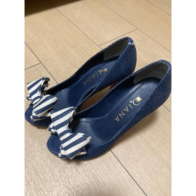 正規品❤︎デニムリボンパンプス