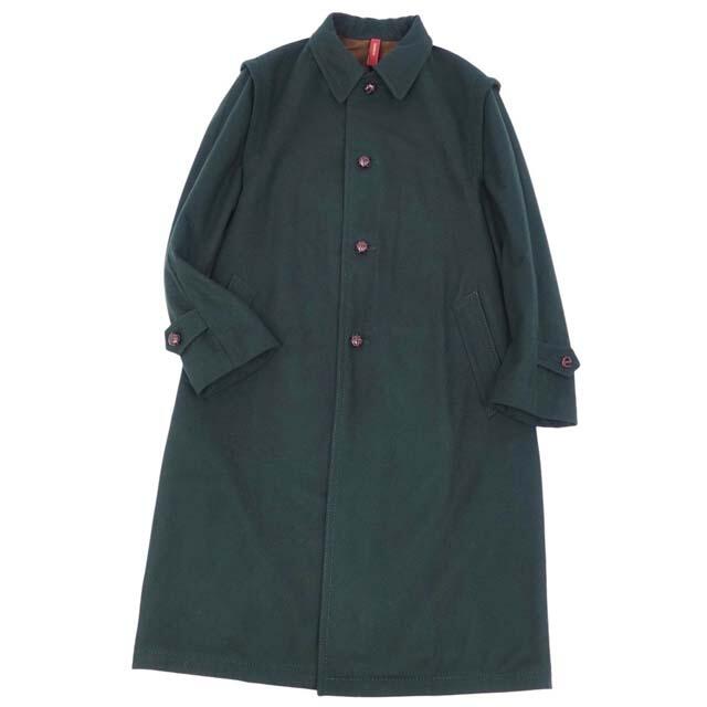 エルネスト コート ローデン LODEN ウール メンズ 48 ダークグリーン ...