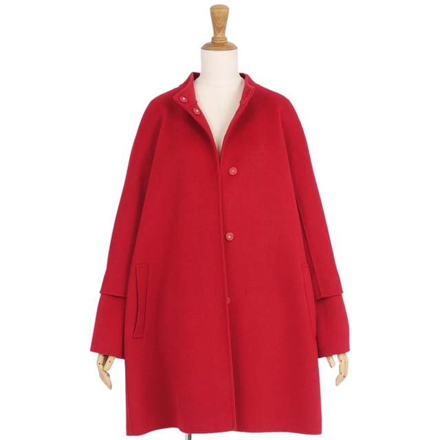 値下げ‼️S Max Mara レッド七分袖スプリングコート IT40 値下げ‼️S Max Mara レッド七分袖スプリングコート IT40