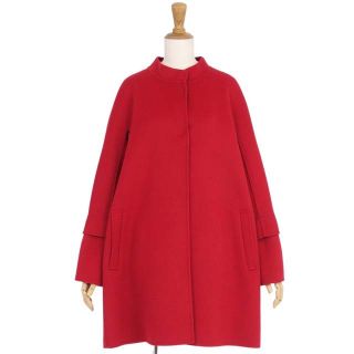 マックスマーラ(Max Mara)のエス マックスマーラ コート 2way ウール ダブルフェイス 40 レッド(その他)