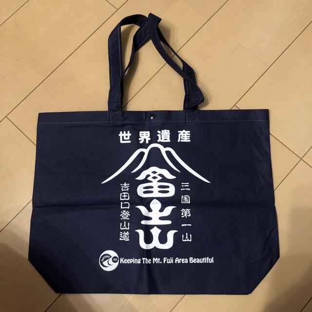富士山　世界遺産　記念不織布バッグ メンズのバッグ(エコバッグ)の商品写真