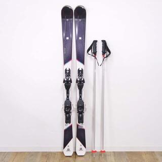 サロモン120cmカービングスキーとアトミック23.5cmブーツセット