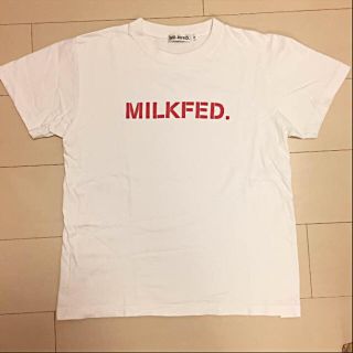 ミルクフェド(MILKFED.)のMILKFED ミルクフェド Tシャツ 白(Tシャツ(半袖/袖なし))