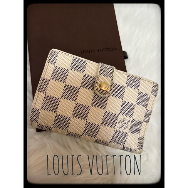 LOUIS VUITTON(ルイヴィトン)のルイヴィトンダミエ・アズール ポルトフォイユ・ヴィエノワルイ・ヴィトン レディースのファッション小物(財布)の商品写真