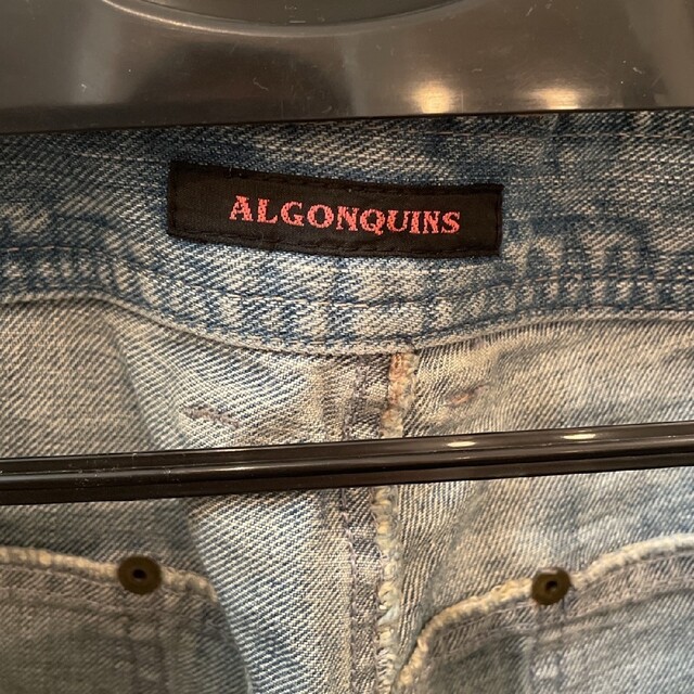 ALGONQUINS(アルゴンキン)のalgonquins　ダメージジーンズ レディースのパンツ(デニム/ジーンズ)の商品写真