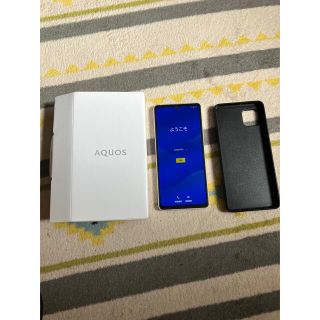 SHARP AQUOS sense6s SHG07 シルバー(スマートフォン本体)