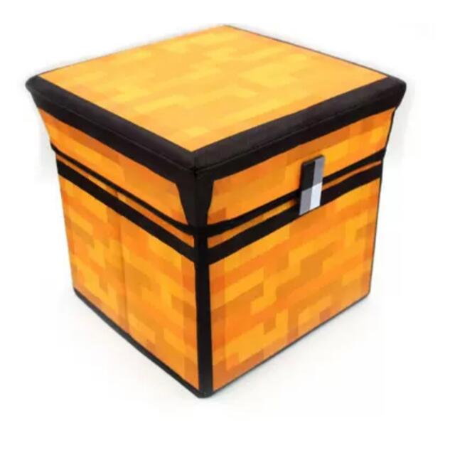 チェスト柄 スツール 座れるおもちゃ箱 収納 マイクラ マインクラフトの通販 by LIVE STYLE|ラクマ チェスト柄 スツール 座れるおもちゃ箱 収納 マイクラ マインクラフトの通販 by LIVE STYLE|ラクマ