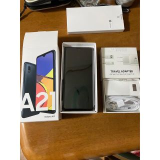 UQモバイル Galaxy A21 SCV49 ブラック(スマートフォン本体)