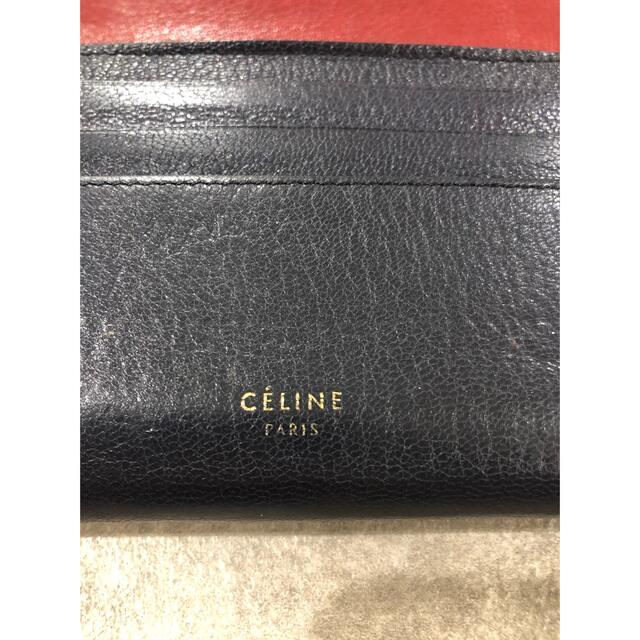 celine(セリーヌ)のCELINEバイカラー長財布 レディースのファッション小物(財布)の商品写真