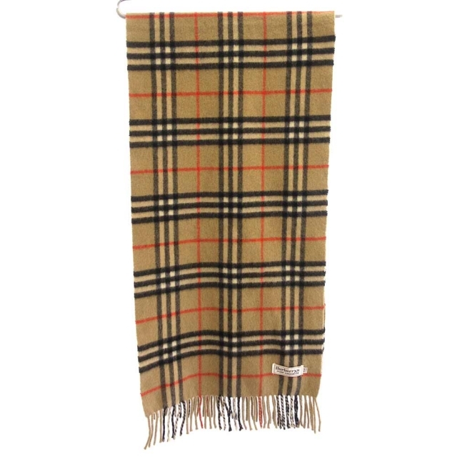 BURBERRY(バーバリー)のBURBERRYS バーバリーズ ノバチェックウールマフラー ベージュ メンズのファッション小物(マフラー)の商品写真