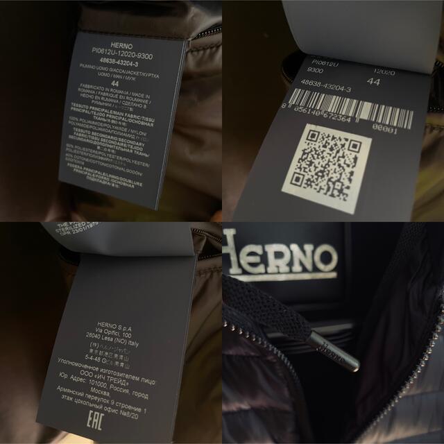 HERNO(ヘルノ)のたま様_HERNO ヘルノ ハイブリッド パーカー 44 メンズのジャケット/アウター(ダウンジャケット)の商品写真
