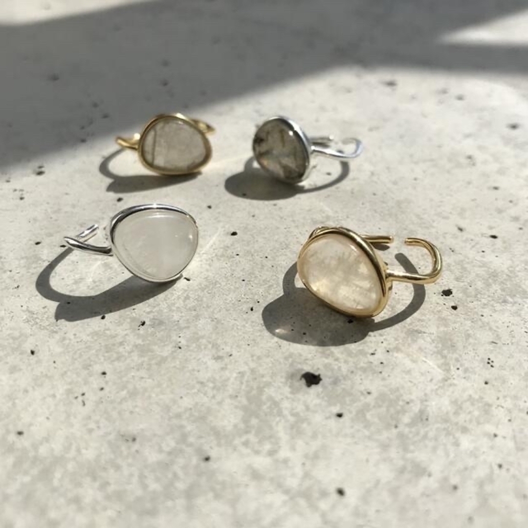 Stone Ring/水晶 レディースのアクセサリー(リング(指輪))の商品写真