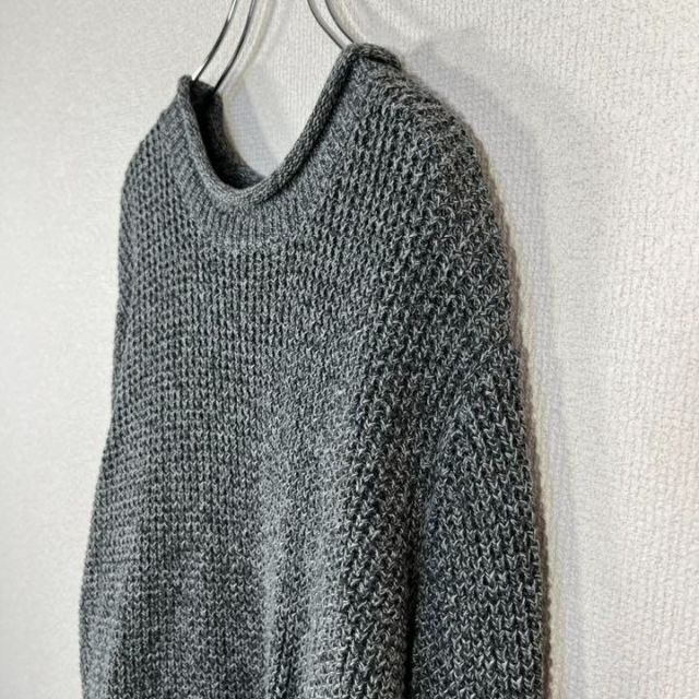 【美品】エルエルビーン　ニット セーター　畦編み　ロールネック　ビッグサイズ