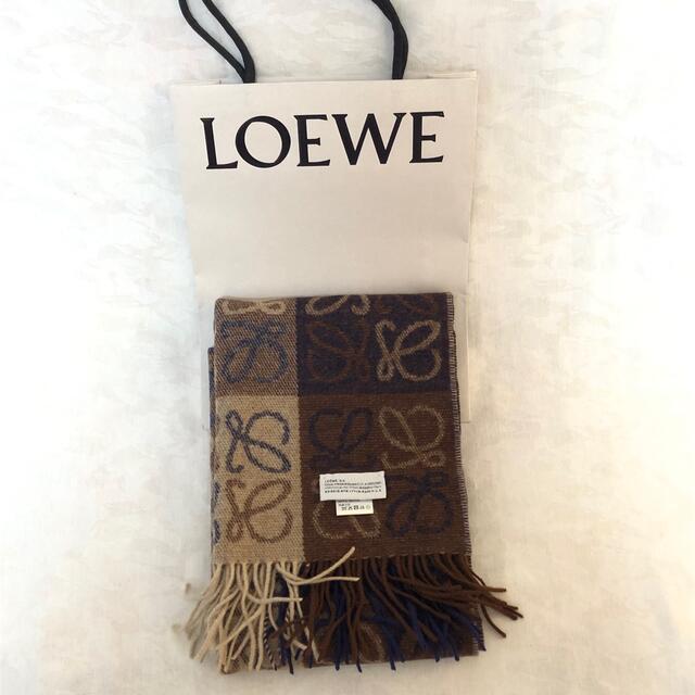 新品未使用　LOEWEマフラー アナグラム