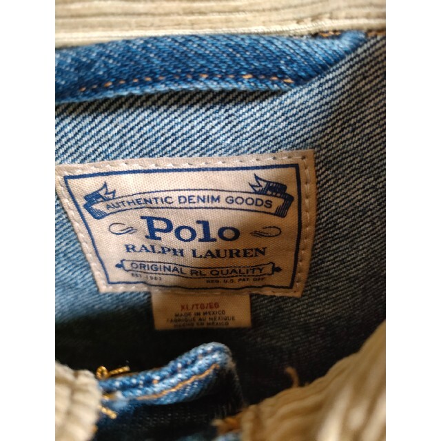 ポロラルフローレン　POLO SPORT デニムジャケット　タイガー　レターマン