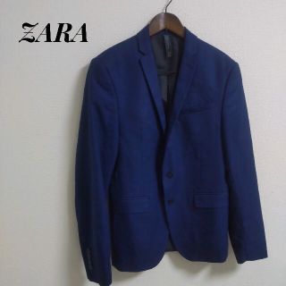 ザラ(ZARA)のZARA ザラ　2ボタン　 テーラードジャケット　紺ブレ(テーラードジャケット)