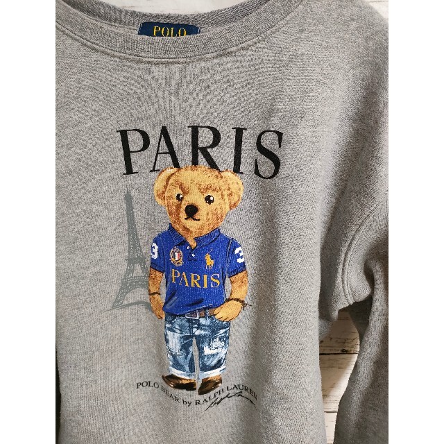 POLO RALPH LAUREN(ポロラルフローレン)のポロラルフローレン　ポロベア　パリ　paris ニット　トレーナー　スエット レディースのトップス(トレーナー/スウェット)の商品写真