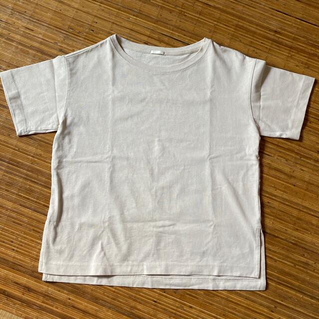 GU(ジーユー)のGUのヘビーウェイトボックスチュニックTシャツ レディースのトップス(Tシャツ(半袖/袖なし))の商品写真