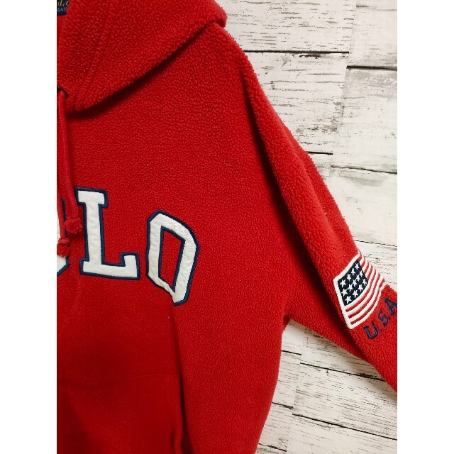 POLO RALPH LAUREN(ポロラルフローレン)のポロラルフローレン　USA アメリカ　星条旗　フリース　パーカー　ジャケット メンズのトップス(パーカー)の商品写真