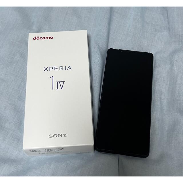 Xperia(エクスペリア)のSONY Xperia 1 IV SO-51C ブラック スマホ/家電/カメラのスマートフォン/携帯電話(スマートフォン本体)の商品写真