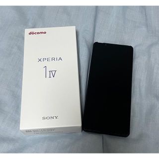 エクスペリア(Xperia)のSONY Xperia 1 IV SO-51C ブラック(スマートフォン本体)