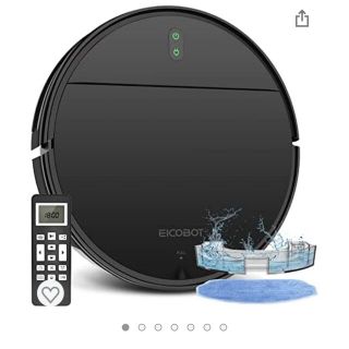 EICOBOT ロボット掃除機　小型　ブラック ルンバ Roomba(掃除機)