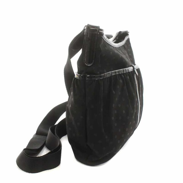agnes b.(アニエスベー)のアニエスベー agnes b. ショルダーバッグ ドット 黒 レディースのバッグ(ショルダーバッグ)の商品写真