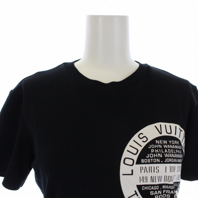 LOUIS VUITTON(ルイヴィトン)のルイヴィトン 19SS Tシャツ カットソー 半袖 クルーネック XS 黒 レディースのトップス(Tシャツ(半袖/袖なし))の商品写真