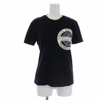 ルイヴィトン(LOUIS VUITTON)のルイヴィトン 19SS Tシャツ カットソー 半袖 クルーネック XS 黒(Tシャツ(半袖/袖なし))