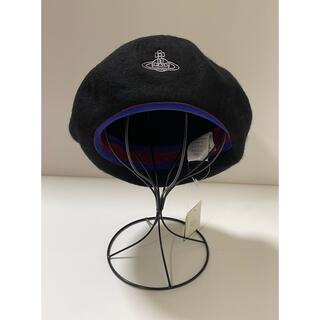 ヴィヴィアンウエストウッド(Vivienne Westwood)のVivienne westwood ベレー帽 黒 ヴィヴィアン ウエストウッド(ハンチング/ベレー帽)