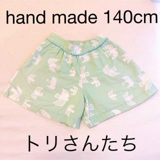 handmade  トリたち　みどり　140cm リボン(パンツ/スパッツ)