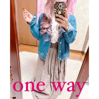 ワンウェイ(one*way)の4979.one way 定番 デニムジャンパー ジージャン(Gジャン/デニムジャケット)