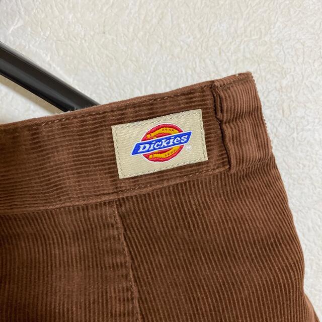 Dickies(ディッキーズ)のDickies デッキーズ　コーデュロイ　ミニスカート ブラウン　M レディースのスカート(ミニスカート)の商品写真