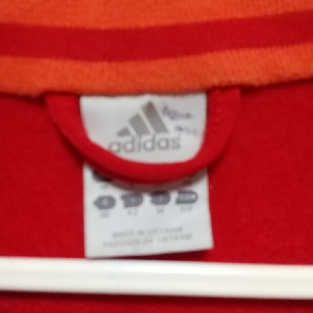 adidas(アディダス)のadidas ジャージ 2wayカラー レディース 赤 アディダス レディースのジャケット/アウター(その他)の商品写真