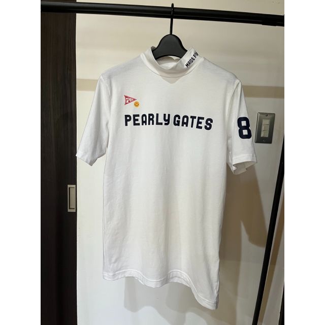 PEARLY GATES - 週末値下げ パーリーゲイツ モックネック シャツ5 白系 ...