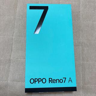 OPPO - 新品　未使用　SIMロック　オッポ　oppo reno7 a 128gb 