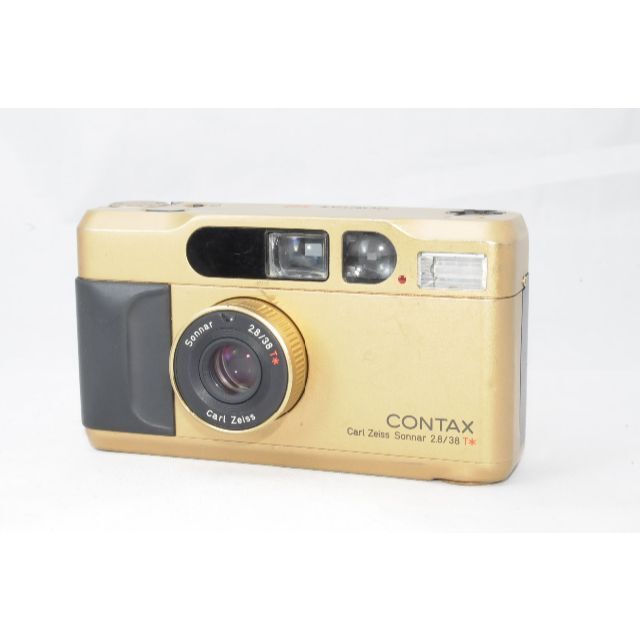 京セラ(キョウセラ)のCONTAX コンタックス T2 チタンゴ-ルド スマホ/家電/カメラのカメラ(フィルムカメラ)の商品写真