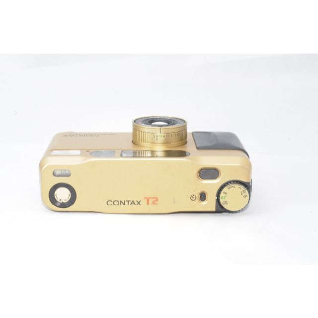 京セラ(キョウセラ)のCONTAX コンタックス T2 チタンゴ-ルド スマホ/家電/カメラのカメラ(フィルムカメラ)の商品写真