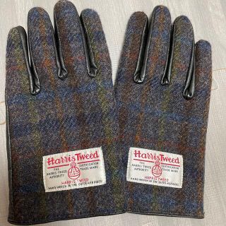 ハリスツイード(Harris Tweed)の【アイ様専用】ハリツイ手袋ハリーツイードレザーチェック(手袋)