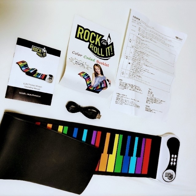 ハンドロールピアノ 楽器の鍵盤楽器(電子ピアノ)の商品写真