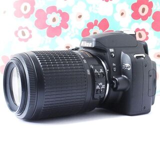 Nikon - ️初心者お勧め Nikon D60 ️小さい軽るい簡単綺麗 望遠レンズセット の通販｜ラクマ