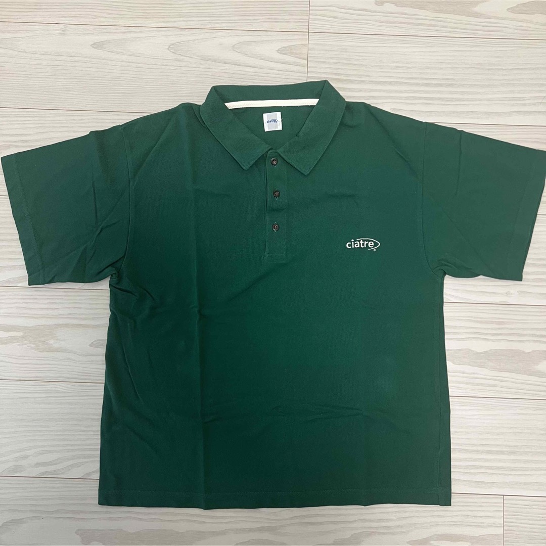 ciatre ポロシャツ　緑 メンズのトップス(Tシャツ/カットソー(半袖/袖なし))の商品写真